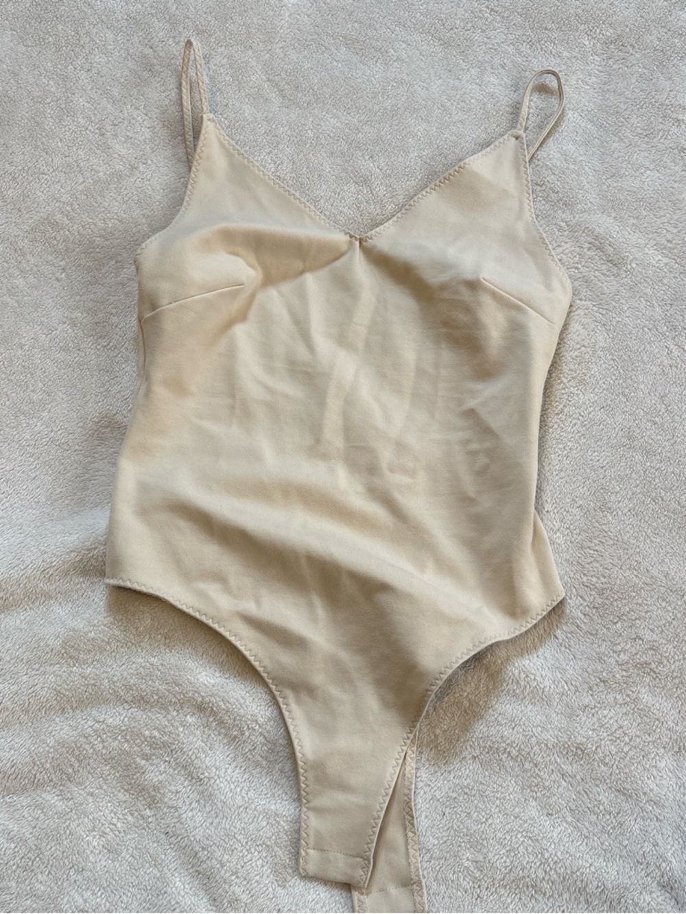 Shinestar Beige Nude Seamless Shapewear Bodysuit
